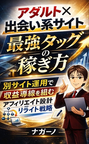 アダルト×出会い系アフィリエイト別サイト運用を学べる書籍紹介